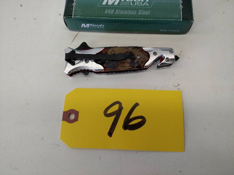 lot 96 image: M-Tech MT-547SC Lock Blade Rescue K...