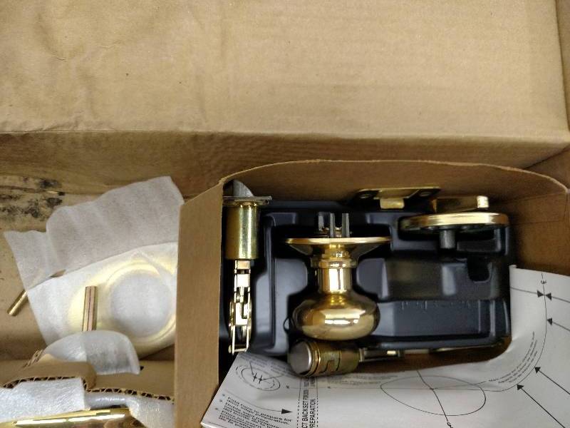 lot 25 image: Schlage Exterior Grip Handle Door Lock
