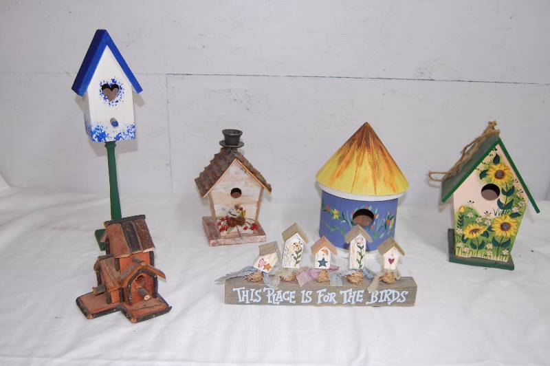 Assorted Decorative Birdhouses