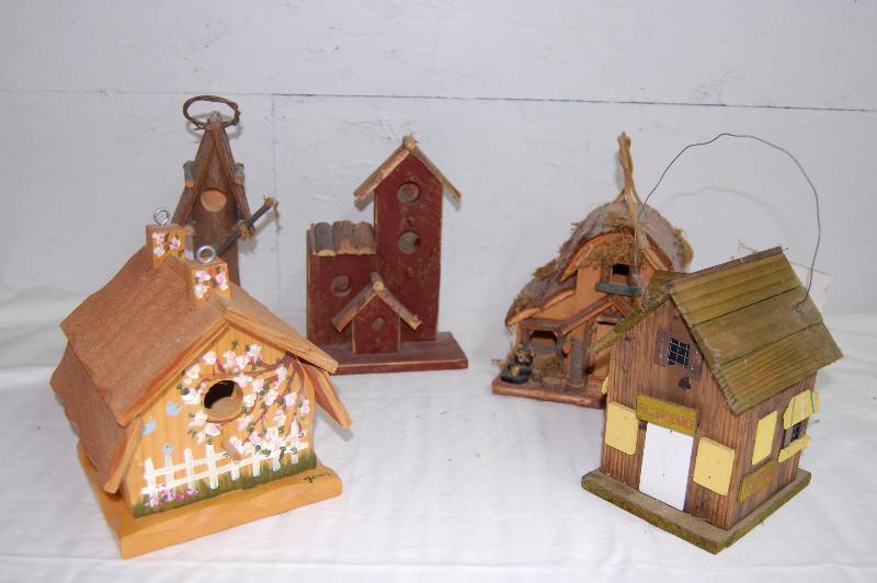 Assorted Decorative Birdhouses