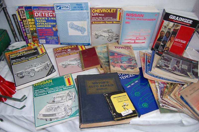 Magazines and Car Manuals