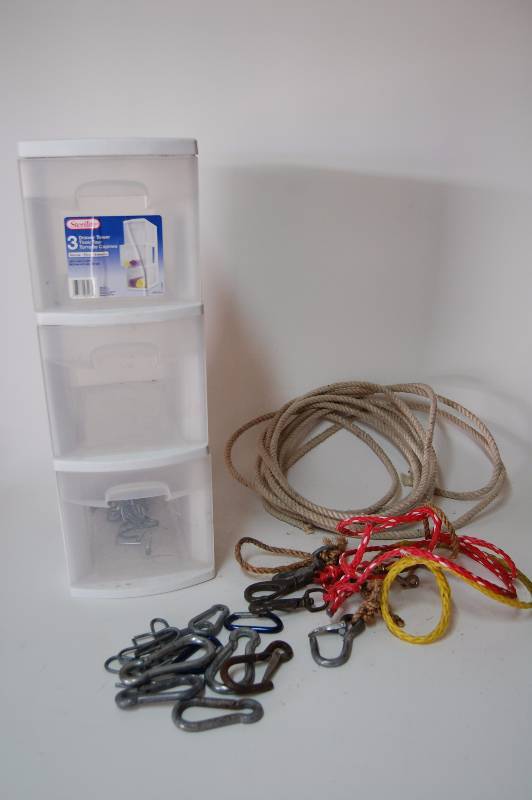 Storage Bin and Rope