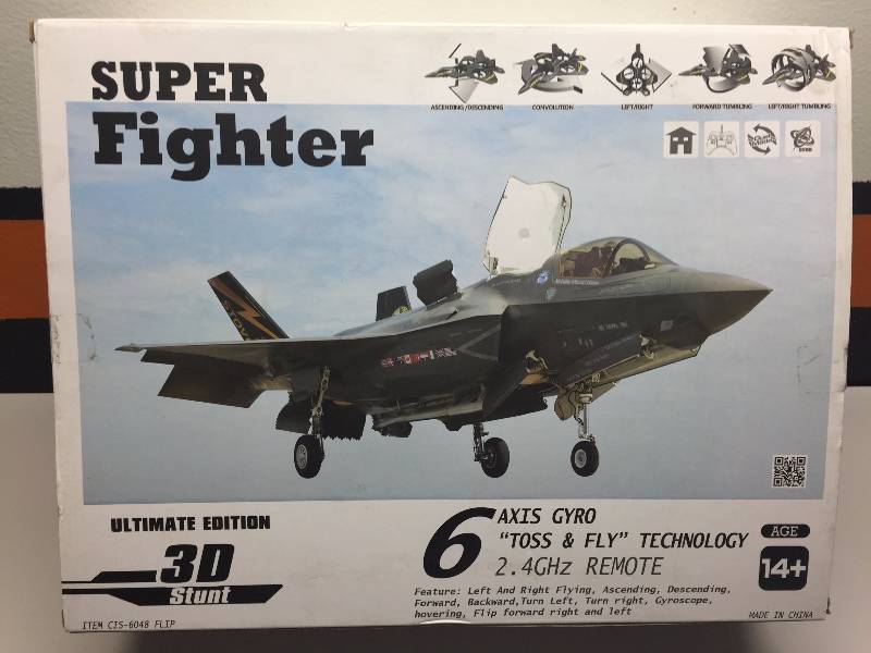 lot 2 image: SUPER FIGHTER 3D STUNT