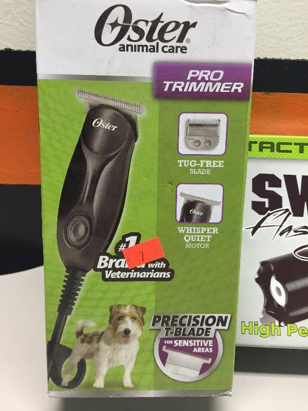 lot 7 image: OSTER ANIMAL CARE PROTRIMMER - TACTICAL PROGEAR FLASHLIGHT - MISSING PIECES