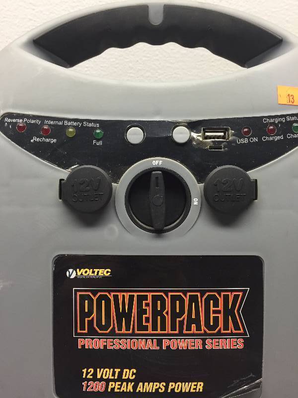 lot 13 image: VOLTEC POWER PAK- 1200 AMPS