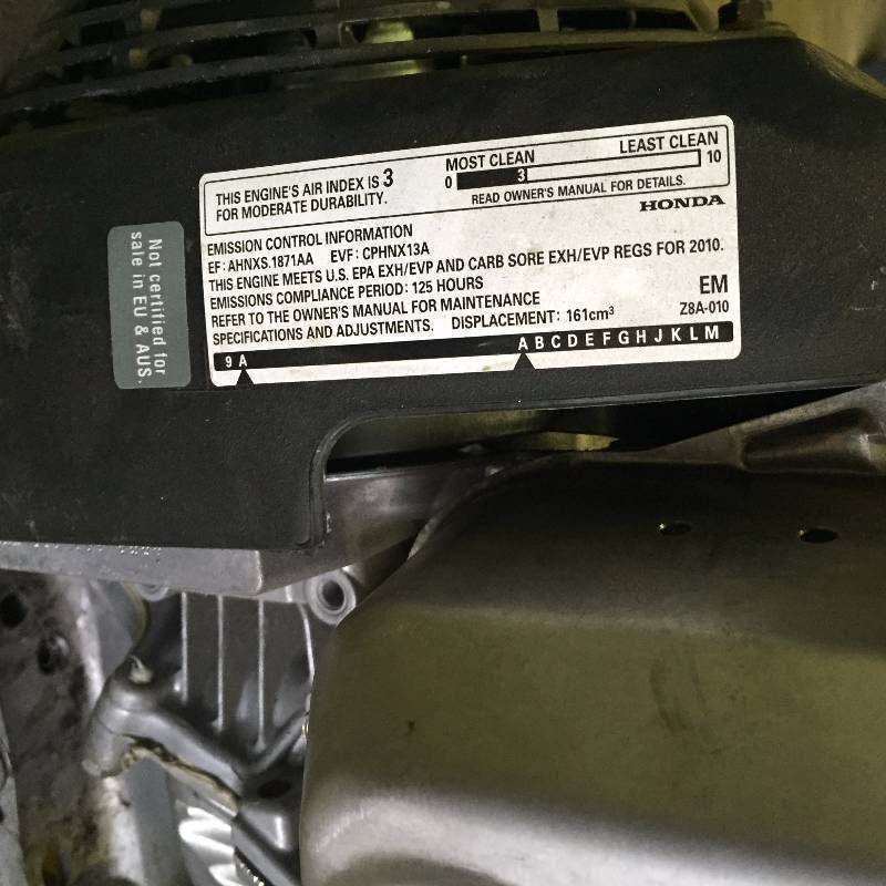 lot 56 image: PUMP  HONDA MOTOR