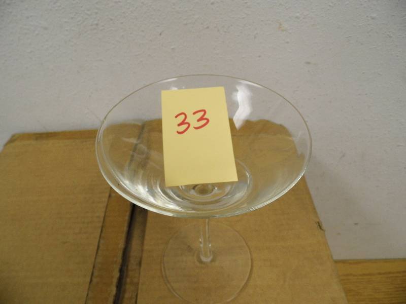 Case of 24 Swirl Martini Glasses