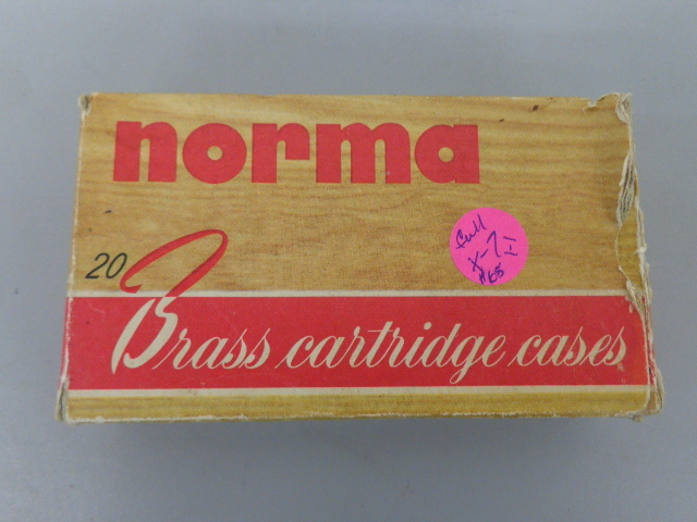 lot 14 image: Norma Brass Cartridges