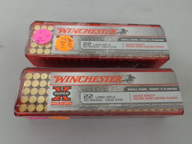 lot 17 image: Winchester 22 Long Rifle Shells