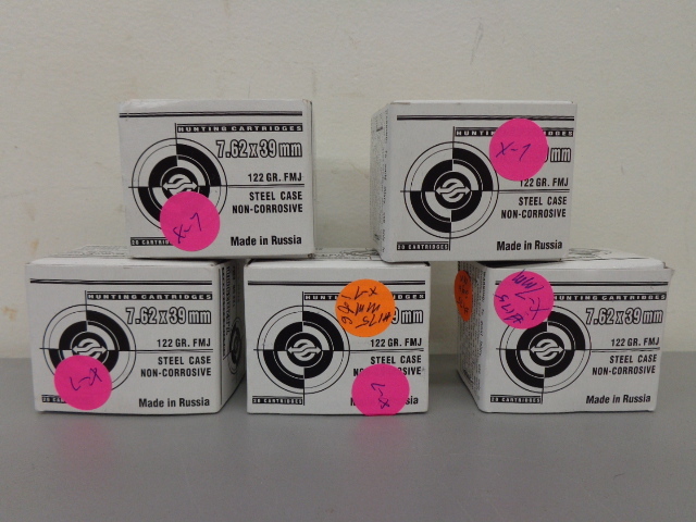 lot 28 image: 7.62 x 39 Hunting Cartridges