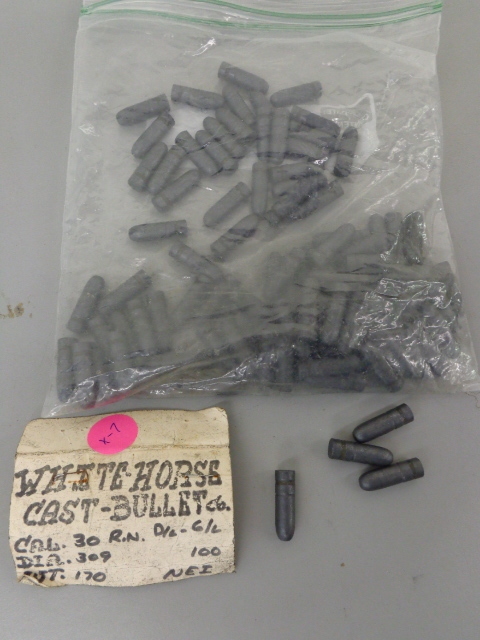 lot 61 image: White Horse Cast Bullets