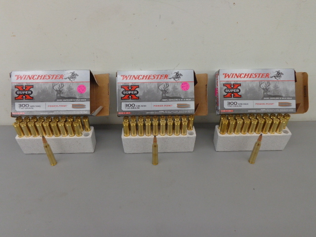 lot 82 image: Winchester Super X 300 Win Mag