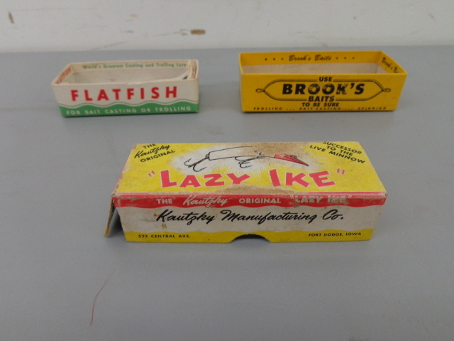 lot 90 image: Old Lure Boxes