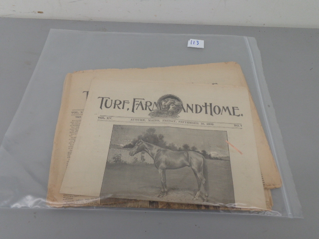 lot 113 image: Vintage News Paper