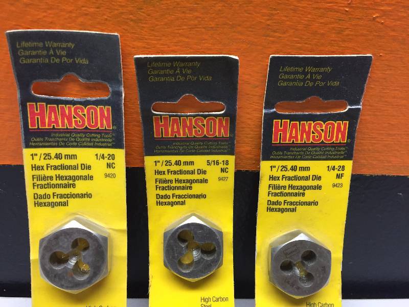 6 HANSON HEX FACTIONAL DIES