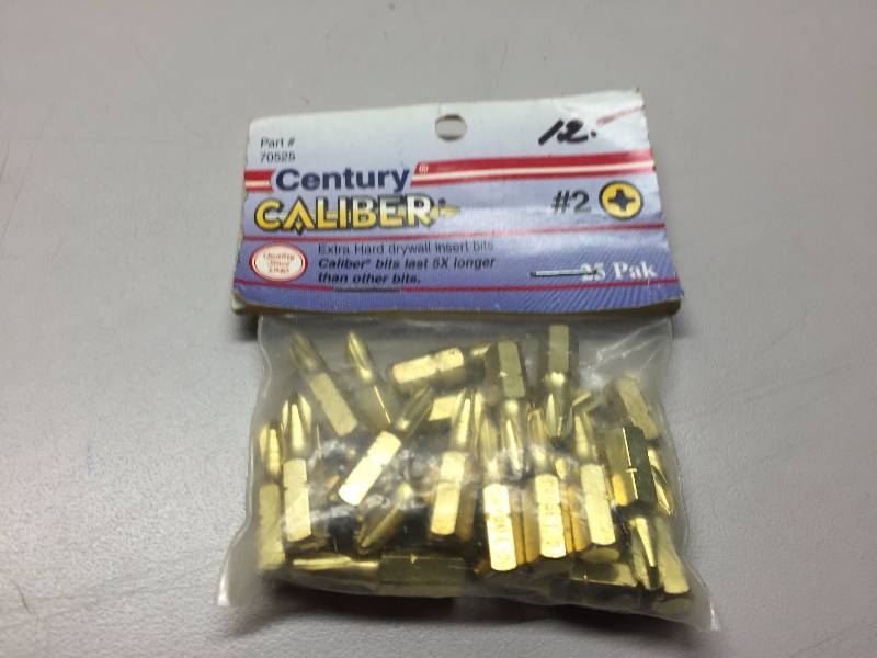 CENTURY  EXTRA HARD DRYWALL BITS, #2 KING MINI UTILITY KNIFE