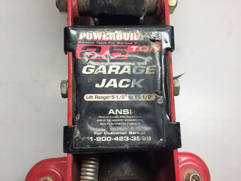 POWER BUILT 2 TON FLOOR JACK MISSING HANDLE