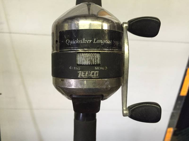 SOUTHBEND ROD-REEL COMBO 6 MED RHINO POLE ZEBCO REEL 5
