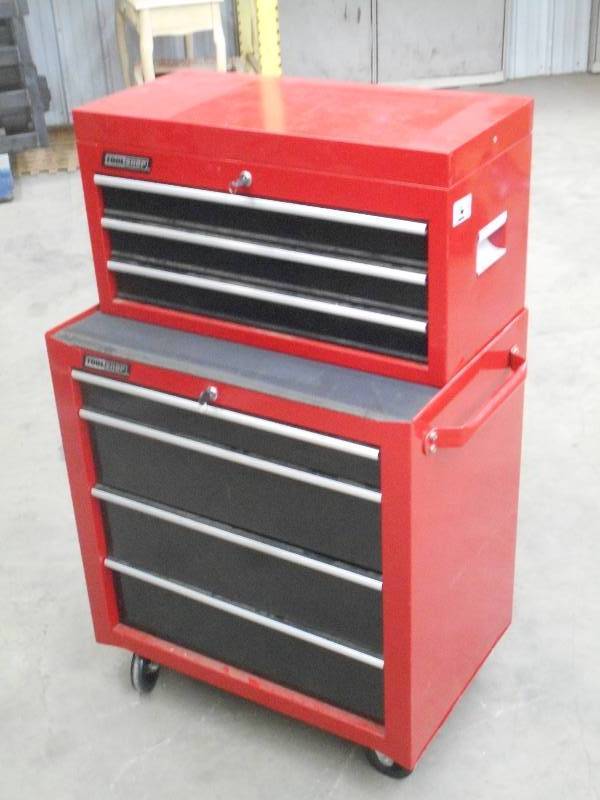 lot 16 image: Tool Shop 2-Piece Rolling Tool Ches...