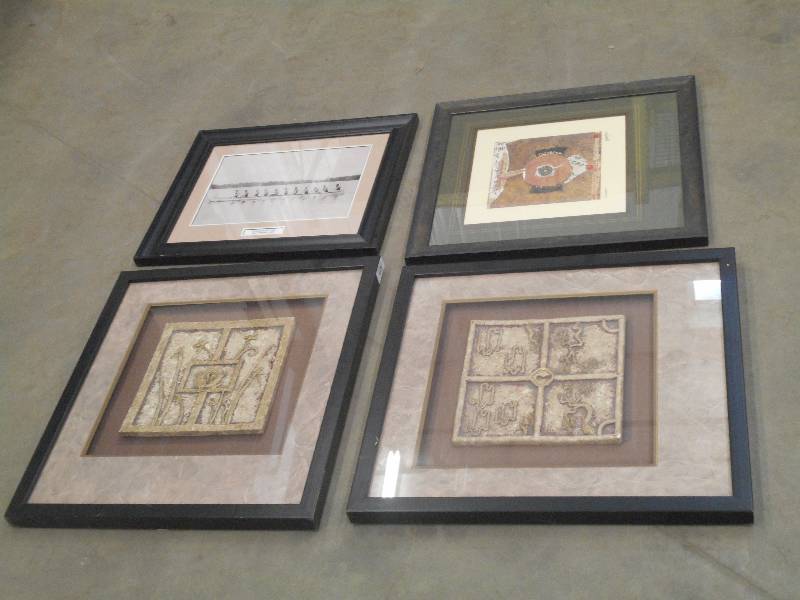 lot 52 image: (3) Modern Art PiecesPictures & (1...