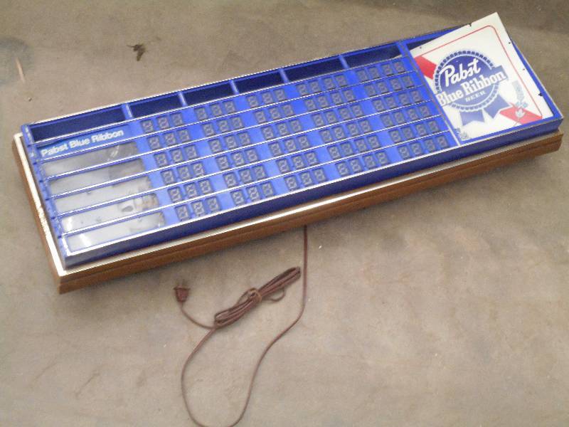 lot 101 image: PBR 36 Lighted Sign, Works...