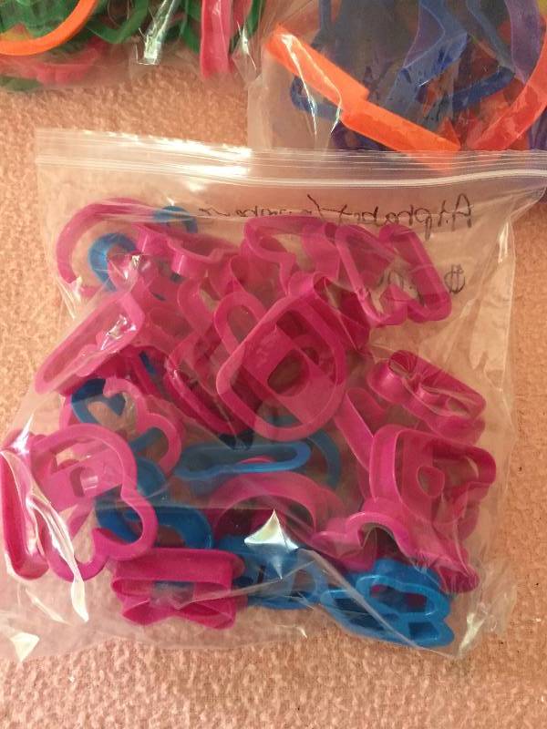 lot 57 image: Cookie Cutter Toys Letters, Numbers, Shapes & Animals