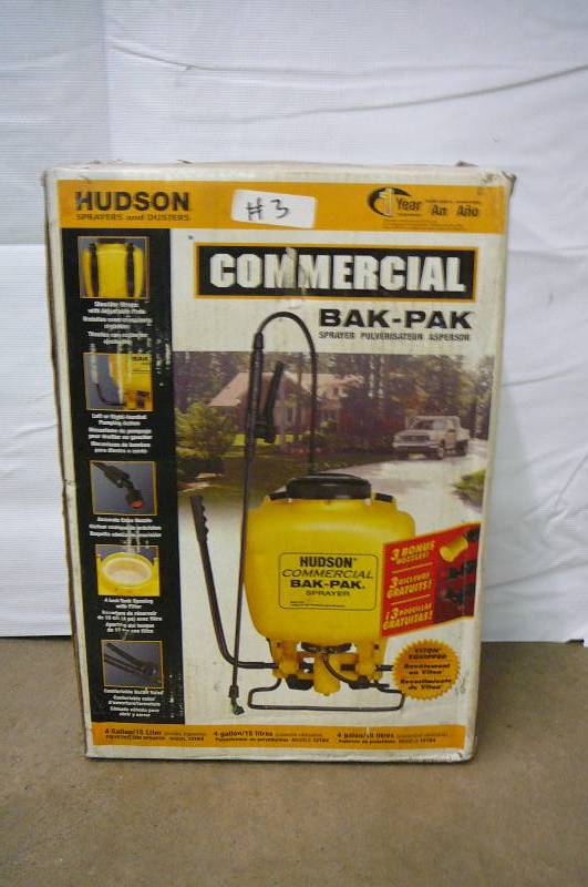 COMMERCIAL BAK-PAK SPRAYER