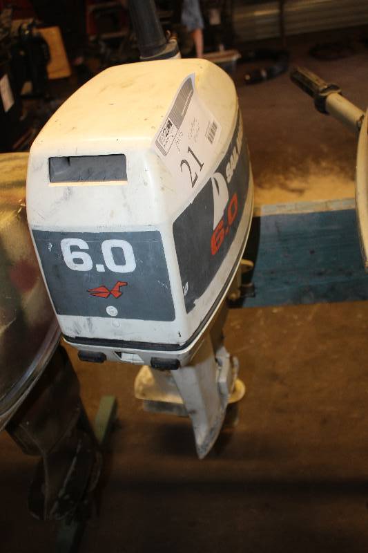 lot 21 image: Sail Master 6.0 Outboard Boat Motor