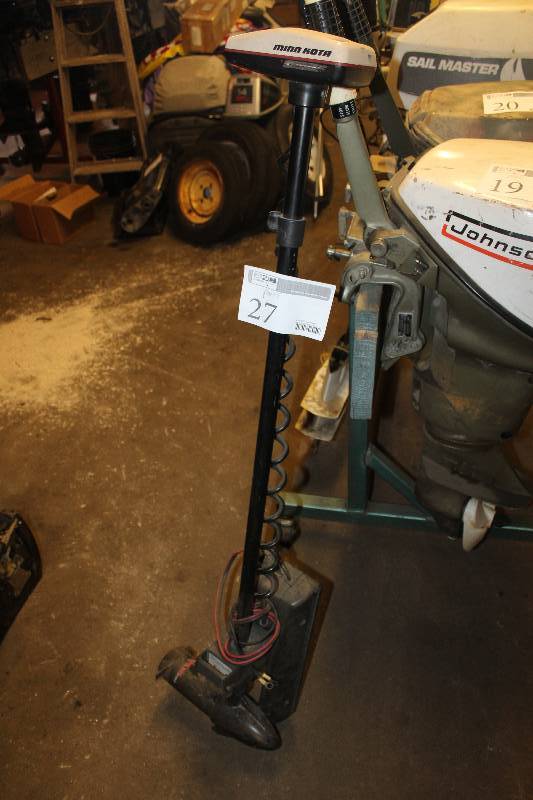 lot 27 image: Minnkota Outboard Boat Motor Parts