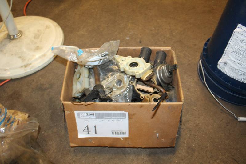 lot 41 image: Box Lot of Boat Motor Water Pump Parts