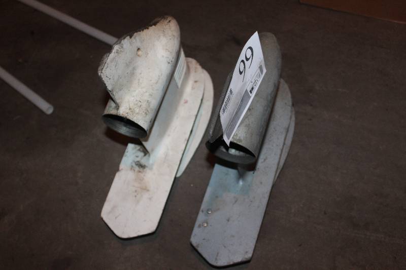 lot 66 image: Lot of (2) OMC Outboard Motor Lower Units