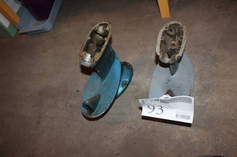 lot 93 image: Lot of (2) OMC Outboard Motor Lower Units