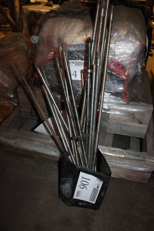 lot 106 image: Bucket Lot of Outboard Motor Drive shafts