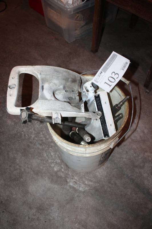 lot 103 image: Bucket Lot of Parts