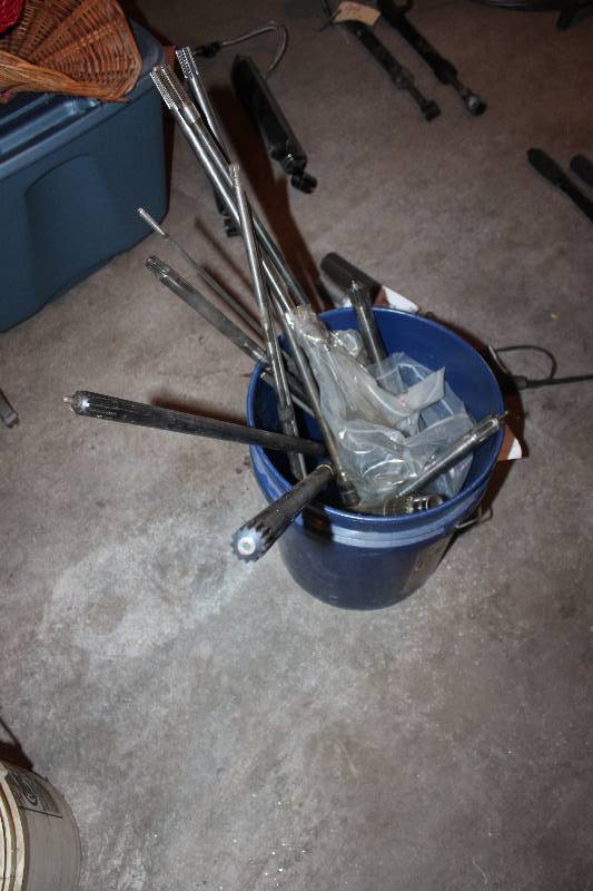 lot 105 image: Bucket Lot of Parts