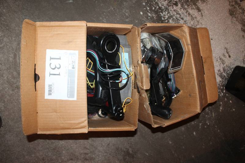 lot 131 image: Lot of (2) Boxes of MerCruiser Control Box Parts