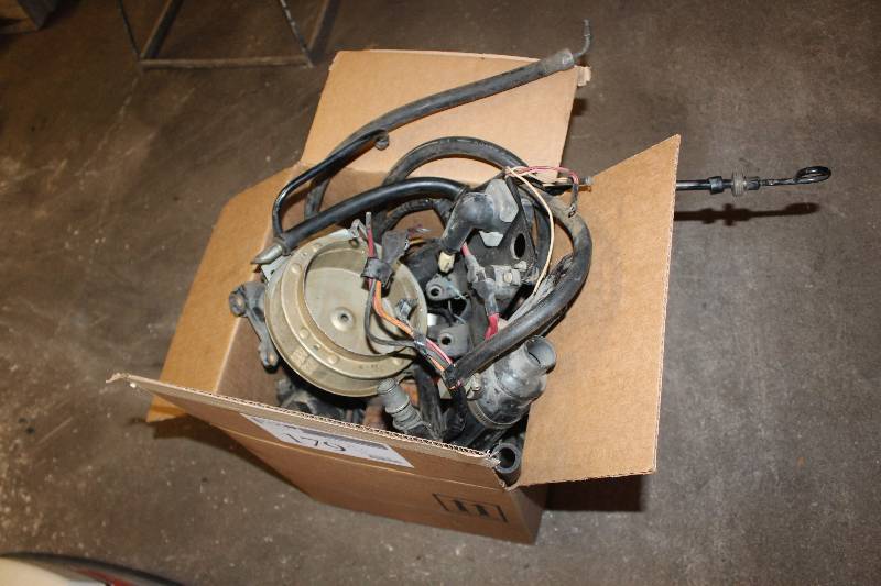 lot 179 image: Box Lot of 1980s MerCruiser Boat Parts