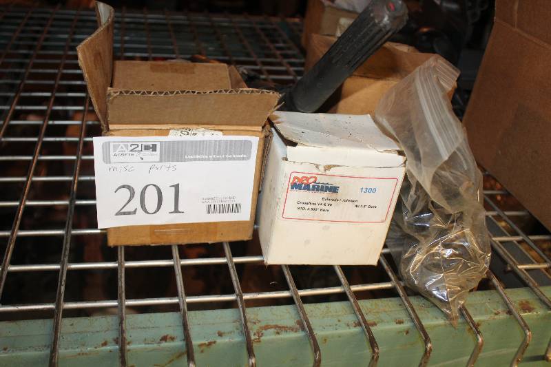 lot 201 image: Box Lot of MerCruiser Drive Parts