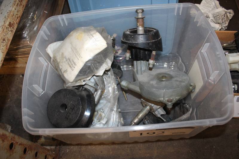 lot 192 image: Box Lot of Misc Steering Parts