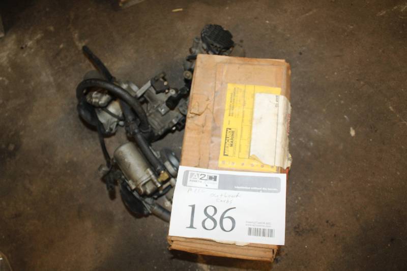 lot 186 image: Mercury Outboard Boat Motor Carbs