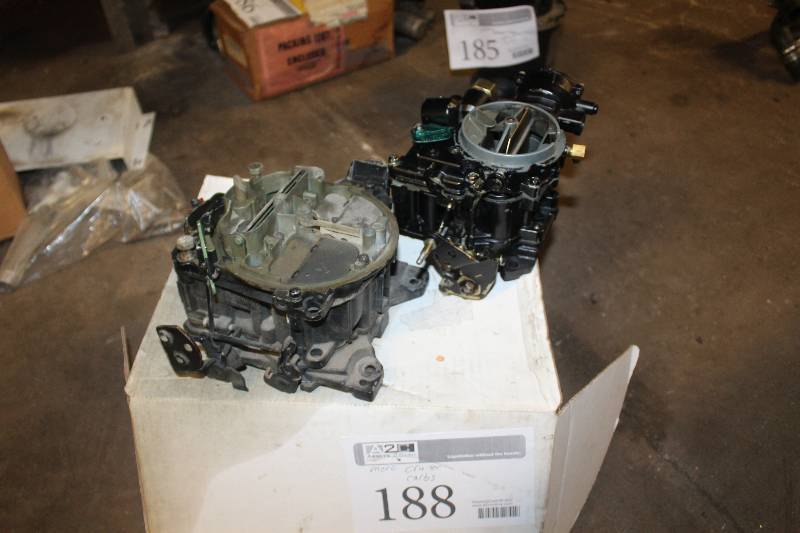 lot 188 image: MerCruiser Outboard Boat Motor Carbs