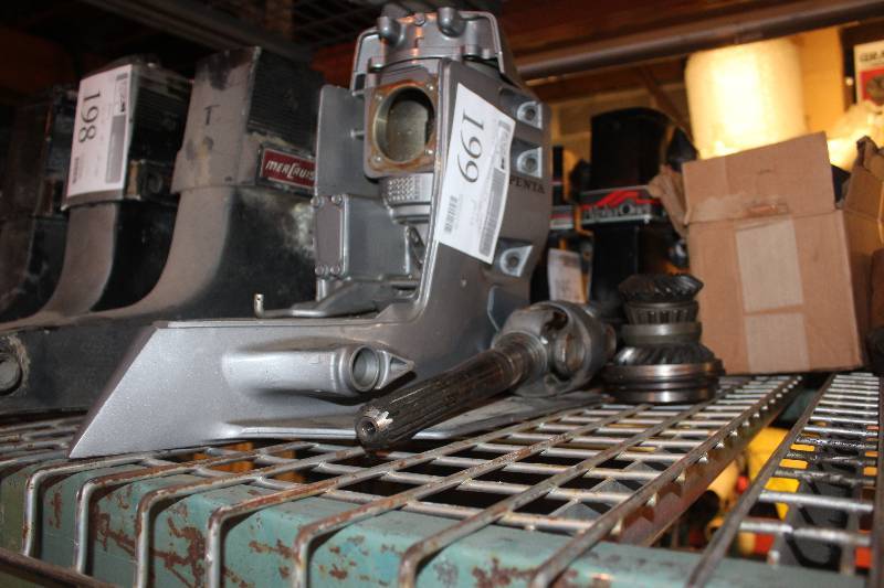 lot 199 image: Volvo Penta SX Upper Drive Parts