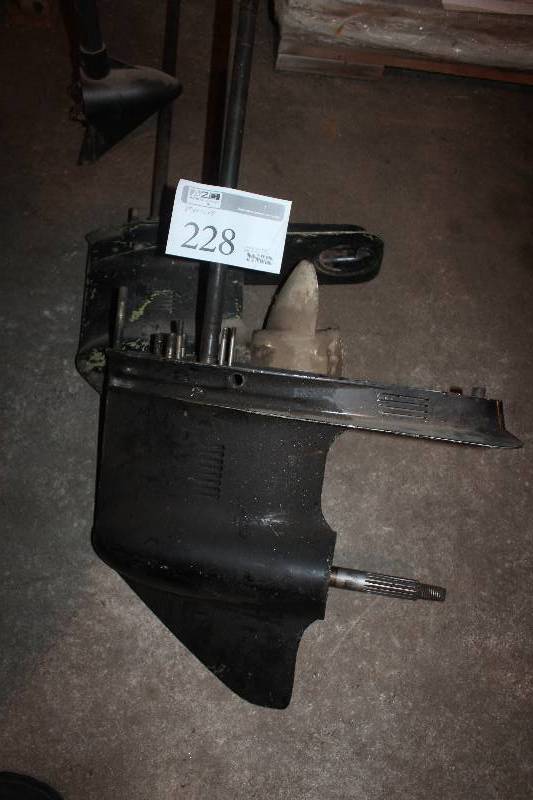 lot 228 image: MerCruiser Outboard Motor Lower Unit