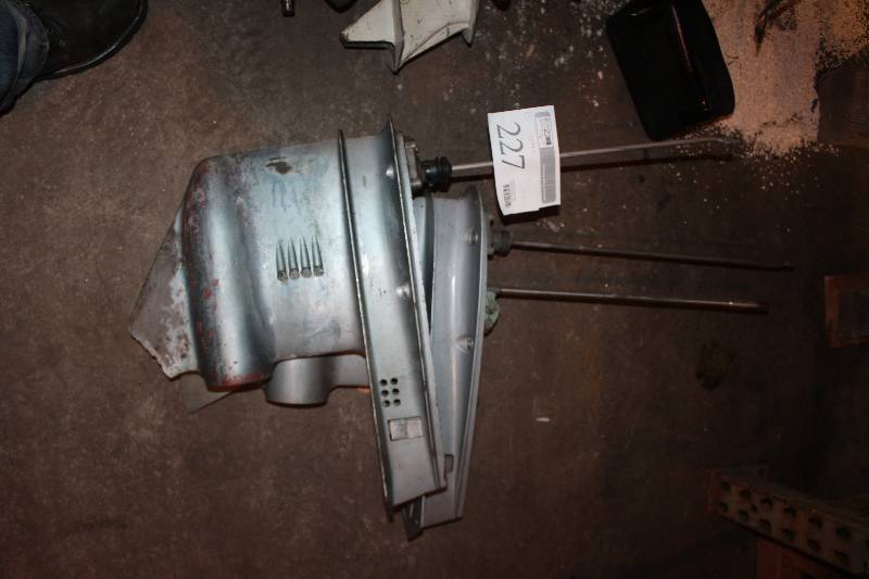 lot 227 image: Lot of (2) OMC Outboard Motor Lower Units