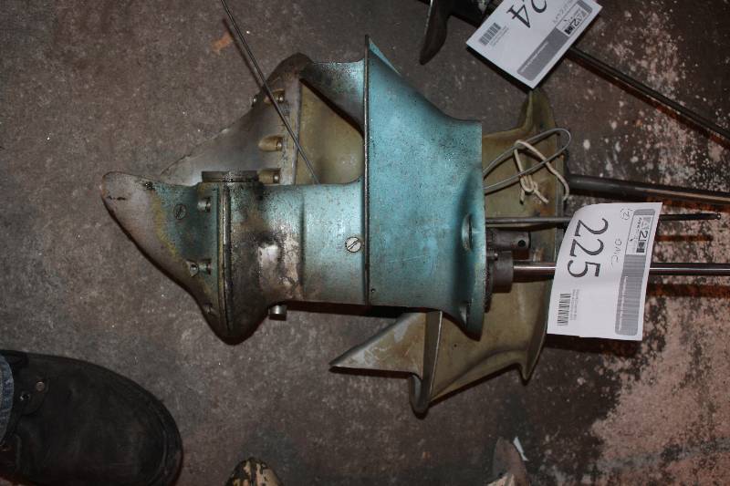 lot 225 image: Lot of (2) OMC Outboard Motor Lower Units