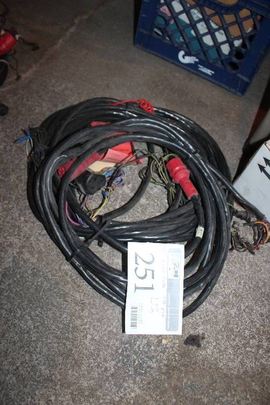 lot 251 image: Lot of (2) Evinrude Red Plug Rigging Harness