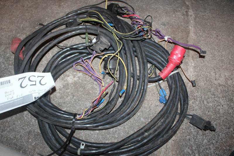 lot 252 image: Lot of (2) Evinrude Red Plug Rigging Harness