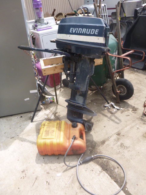 Evinrude Outboard Motor Tiller