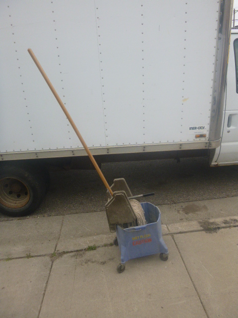 Mop Bucket with Mop