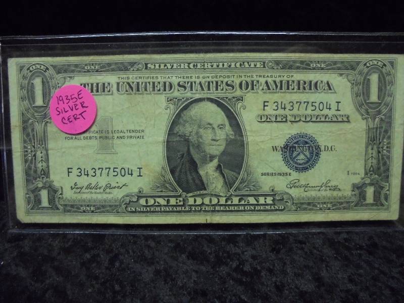 1935E Silver Certificate